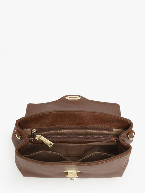 Cross Body Tas Milano Cosmos Leder Lancaster Bruin milano cosmos 55 ander zicht 3